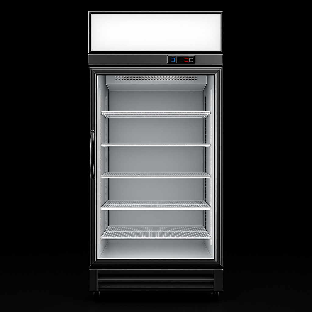 1 Glass Door Fridge