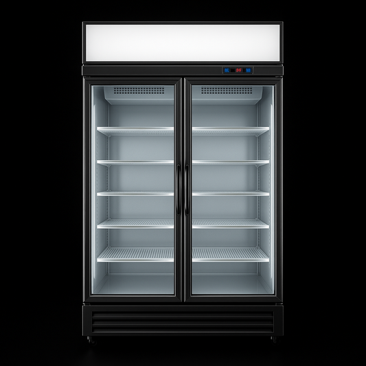 2 Glass Door Fridge