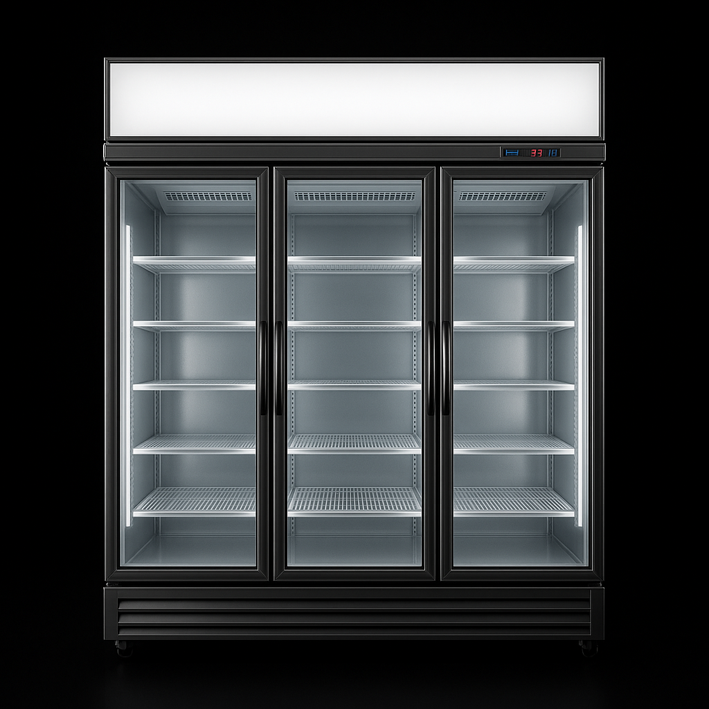 3 Glass Door Fridge